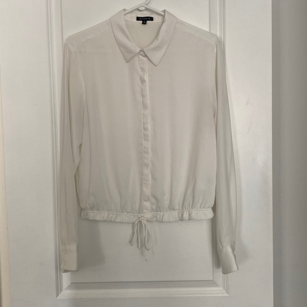 Dynamite White Blouse